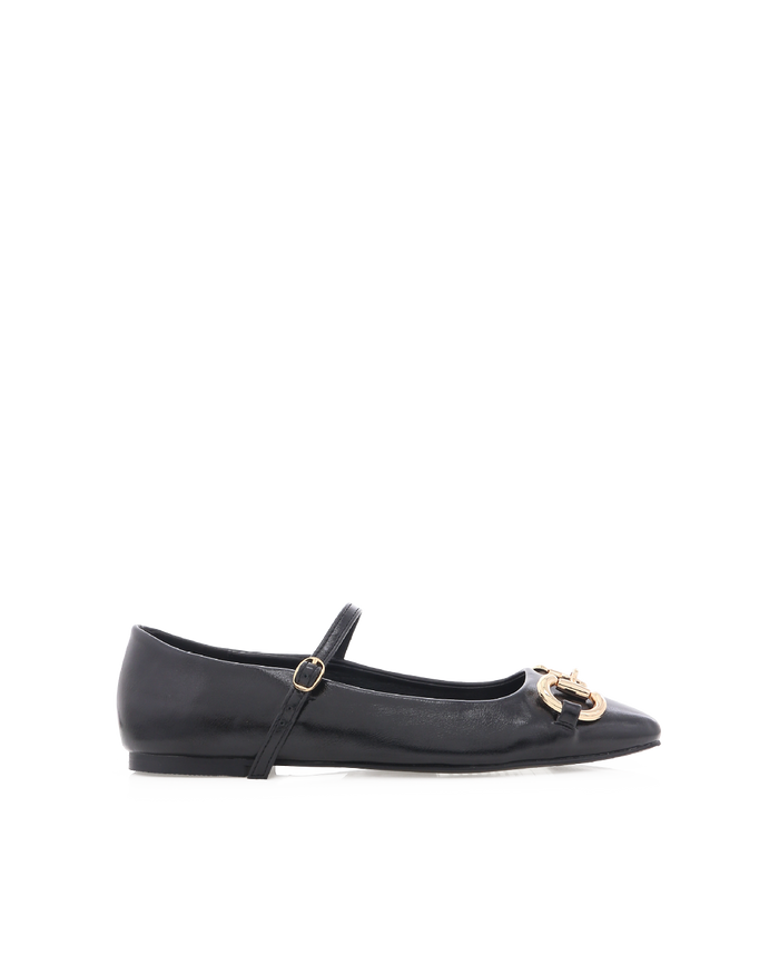 FLORENT - BLACK SHINE-Flats-Billini-Billini