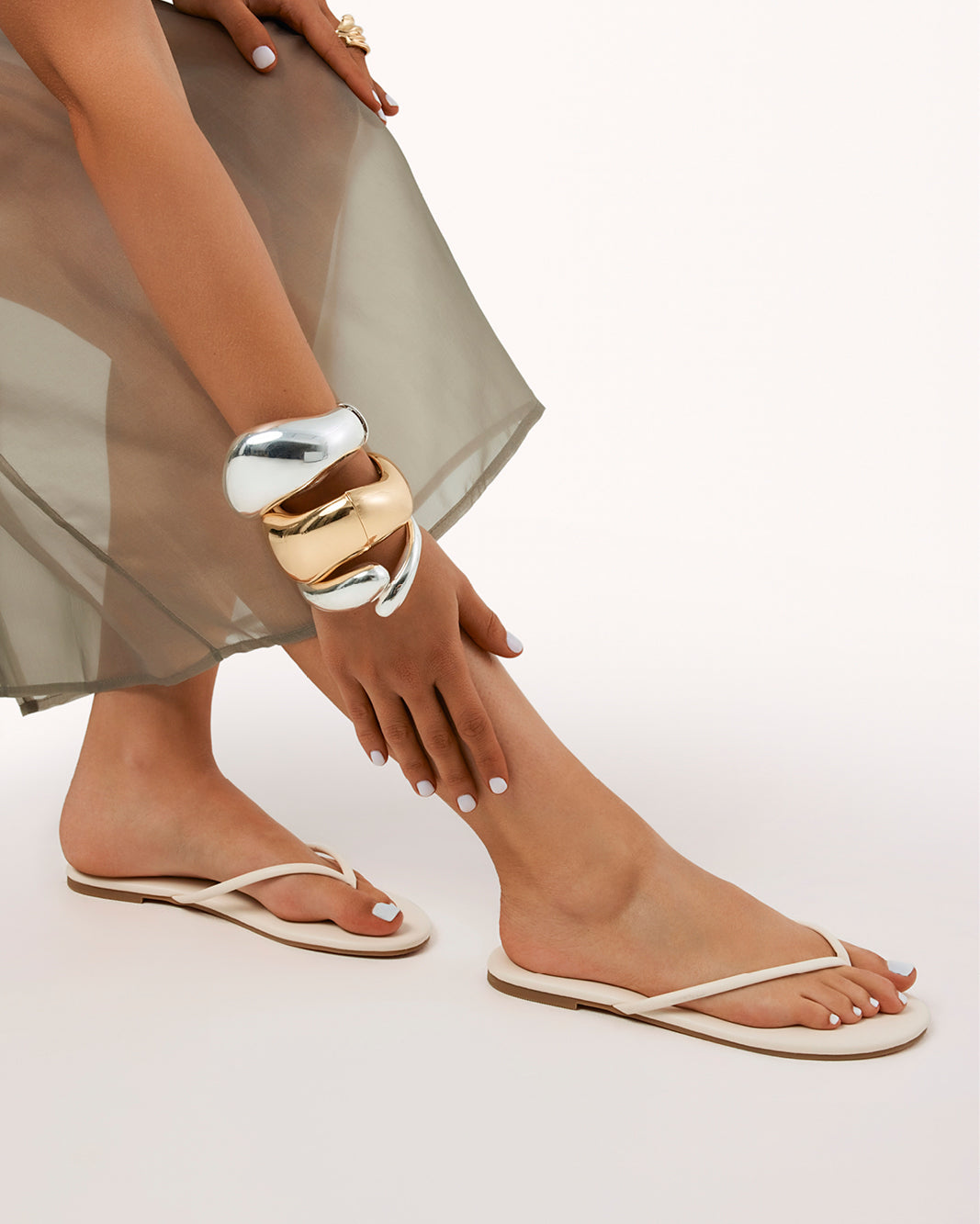 FLOWER - BONE-Sandals-Billini-Billini