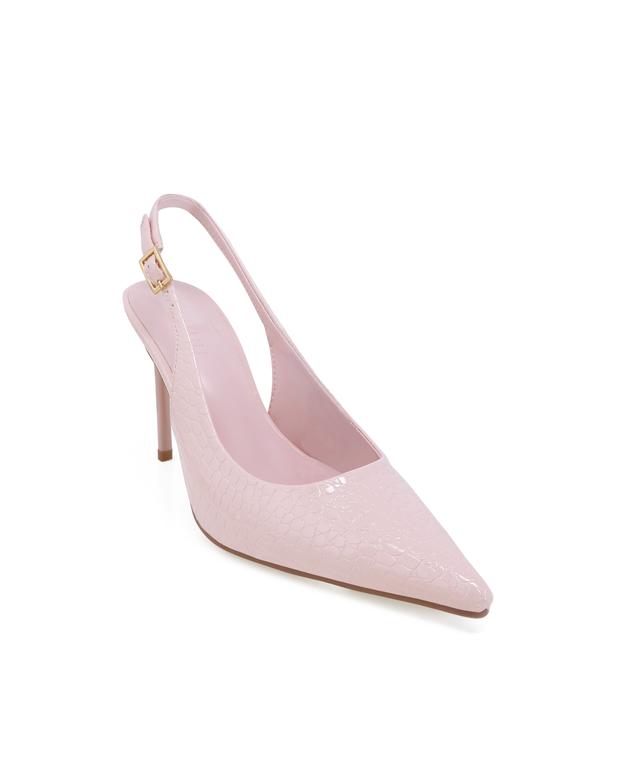 FOTENE - PALE PINK PATENT CROC-Heels-Billini-Billini