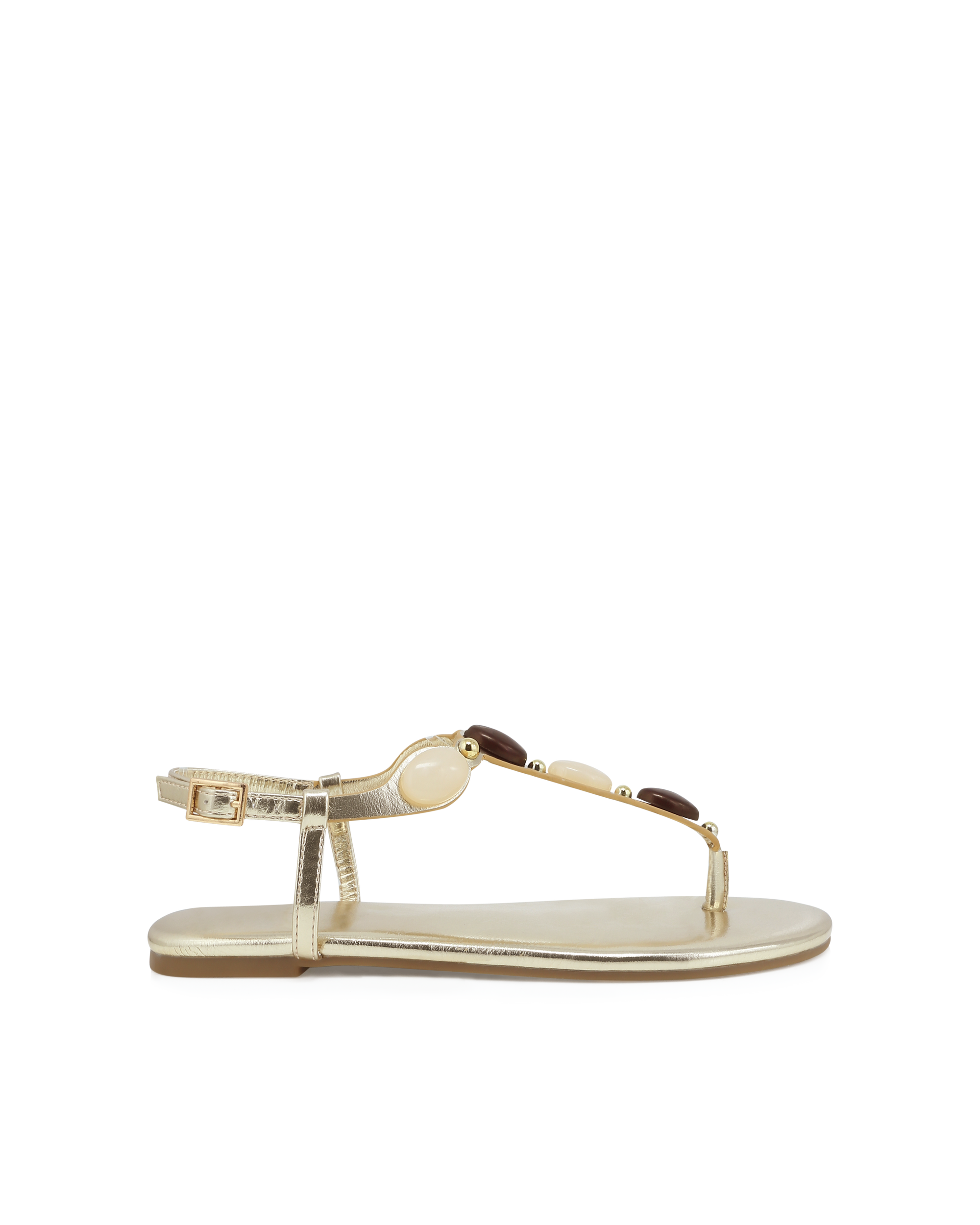 FRANCEEN - GOLD METALLIC-NEUTRAL-Sandals-Billini-Billini