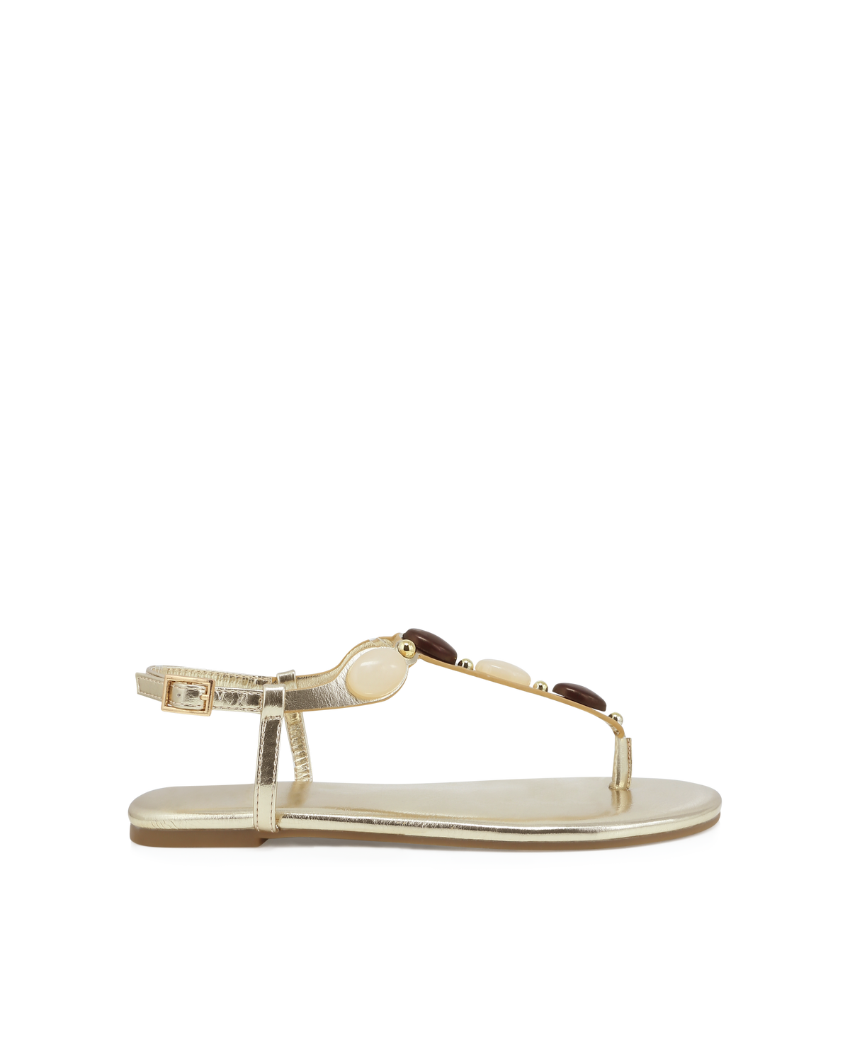 FRANCEEN - GOLD METALLIC-NEUTRAL-Sandals-Billini-Billini