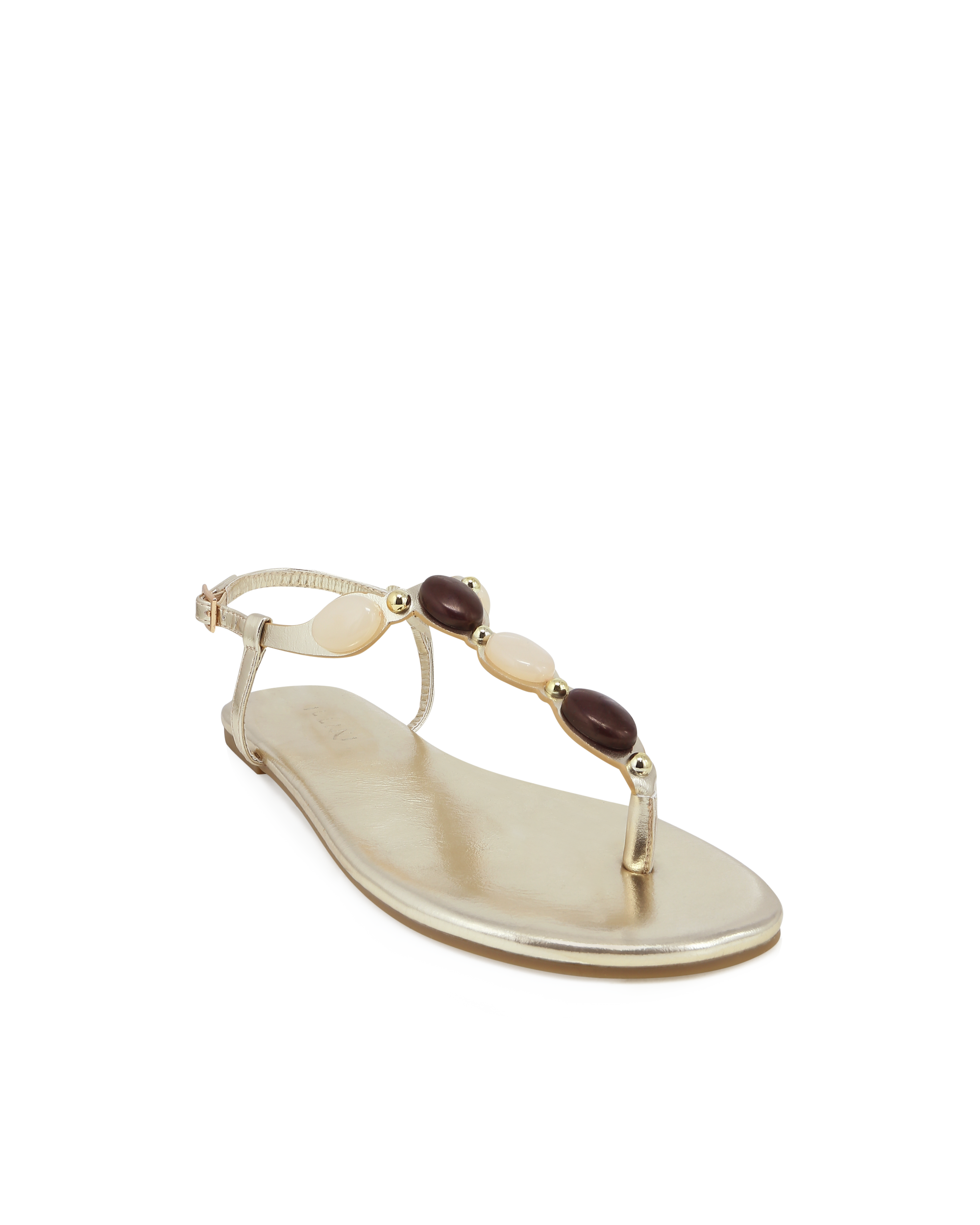 FRANCEEN - GOLD METALLIC-NEUTRAL-Sandals-Billini-Billini