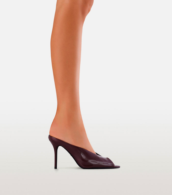 GAVRIELA - DARK CHERRY PATENT-Heels-Billini-Billini