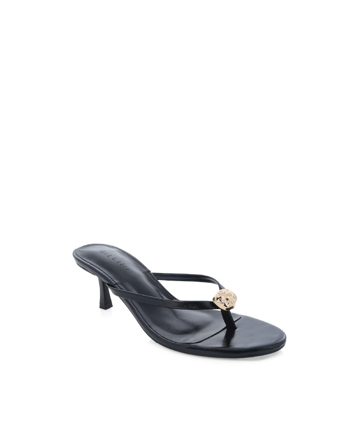 GAYNOR - BLACK SHINE-Heels-Billini-Billini
