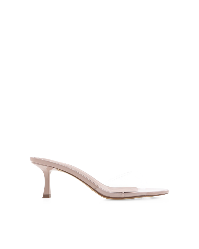GEENA - CLEAR-LATTE PATENT-Heels-Billini-Billini