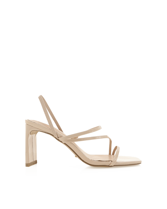 GENNA - NUDE PATENT-Heels-Billini-Billini
