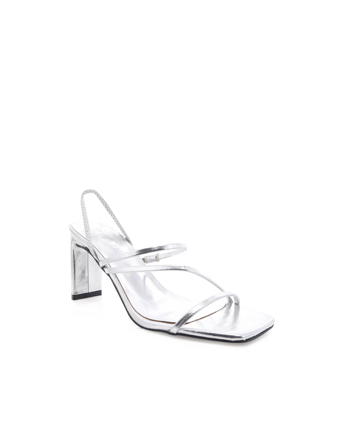 GENNA - SILVER METALLIC-Heels-Billini-Billini