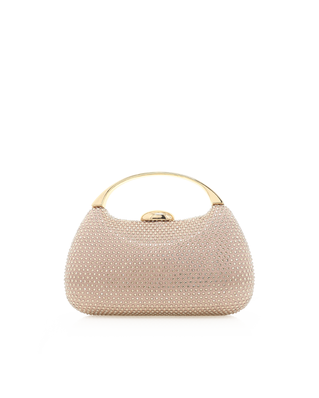 GEORGIA HANDLE BAG - NUDE SATIN-NUDE DIAMANTE-Handbags-Billini-O/S-Billini