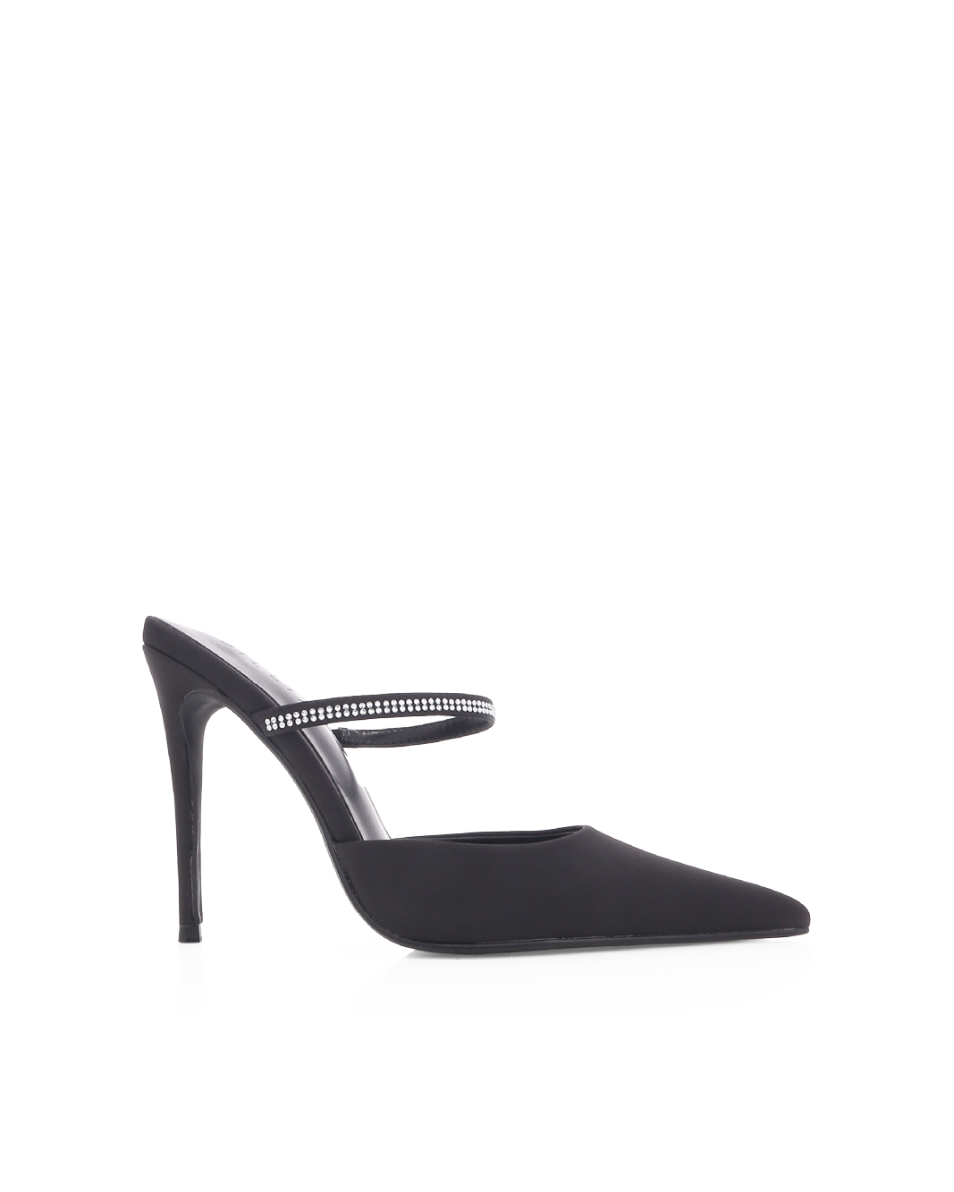 GIANELLA - BLACK SATIN-PUMPS-Billini-Billini