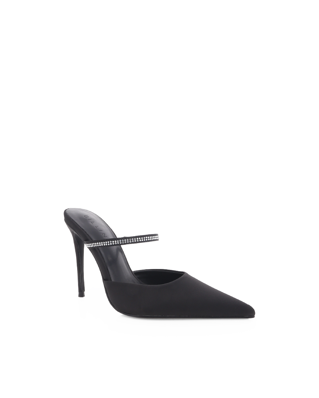 GIANELLA - BLACK SATIN-PUMPS-Billini-Billini
