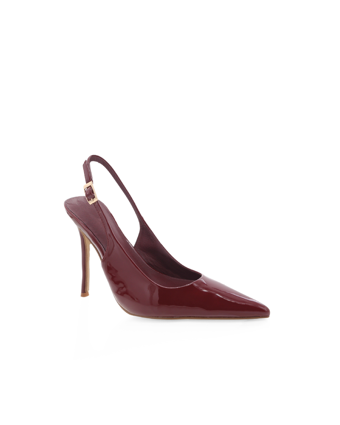 GIOVINA - CHERRY RED PATENT-PUMPS-Billini-Billini