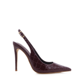 DARK CHERRY PATENT CROC