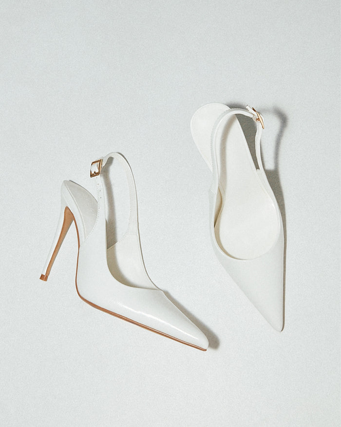 GIOVINA - WHITE SHINE-PUMPS-Billini-Billini