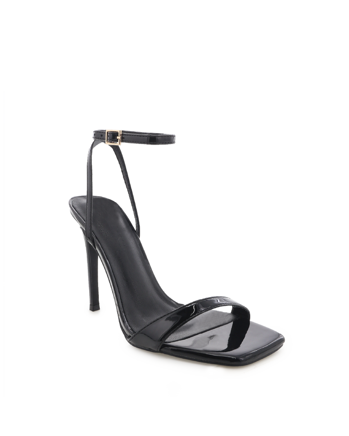 GLAM - BLACK PATENT-Heels-Billini-Billini