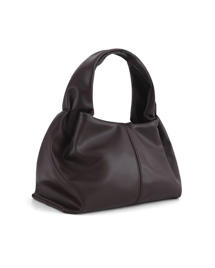 GLORIA HANDLE BAG - DARK CACAO-Handbags-Billini-Billini