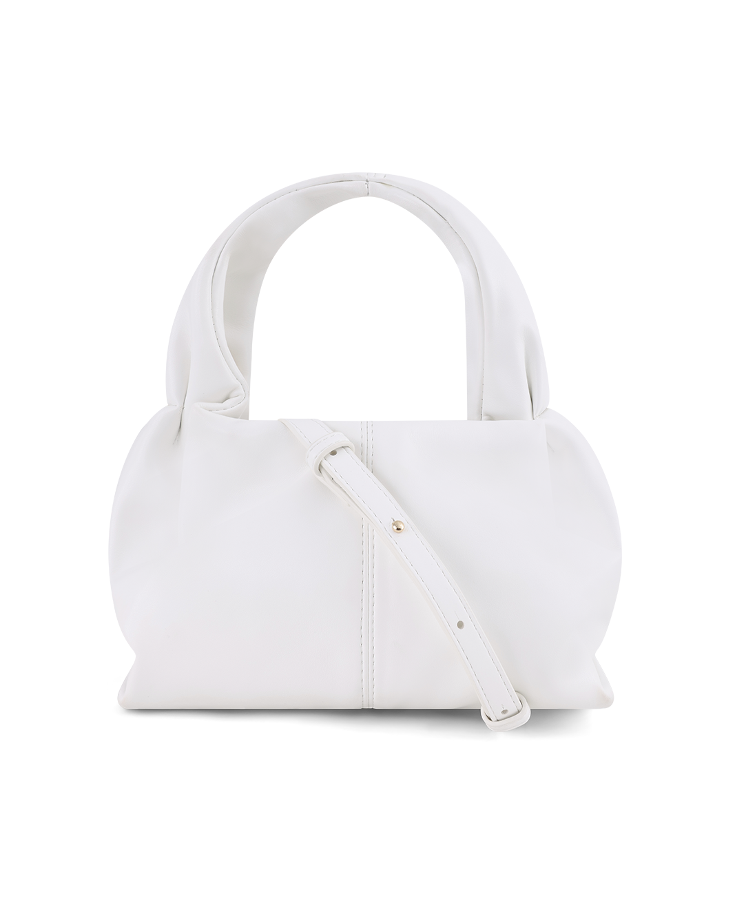 GLORIA HANDLE BAG - WHITE