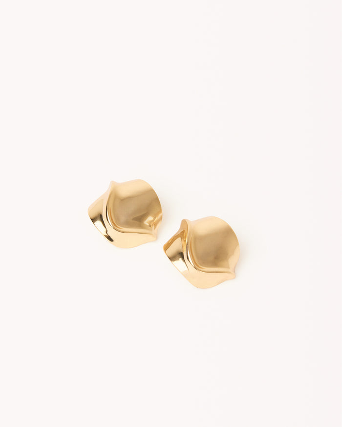 GOLDY EARRINGS - GOLD PLATED 18K-JEWELLERY-Billini-Billini