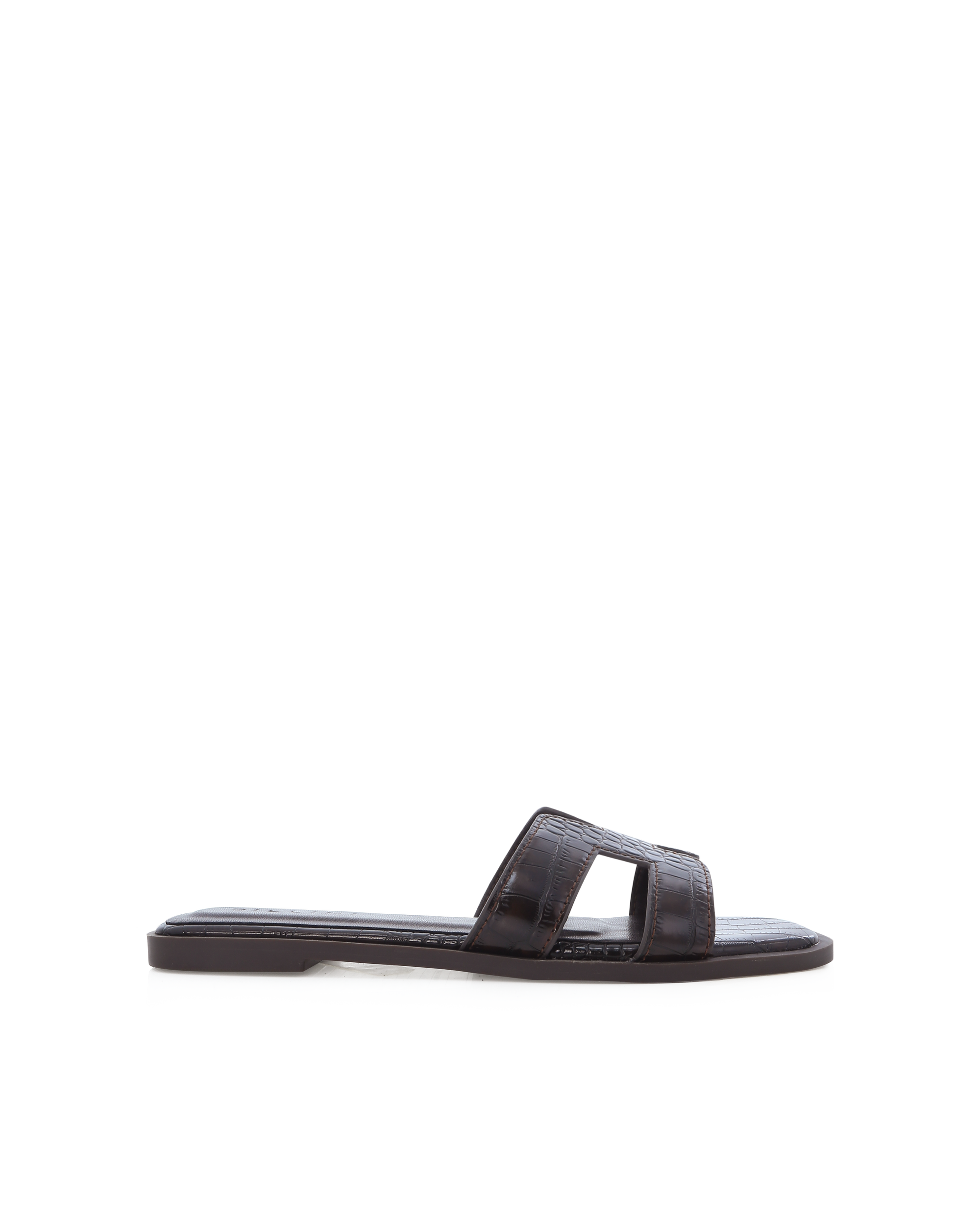 GORDY - DARK CACAO CROC-Sandals-Billini-Billini