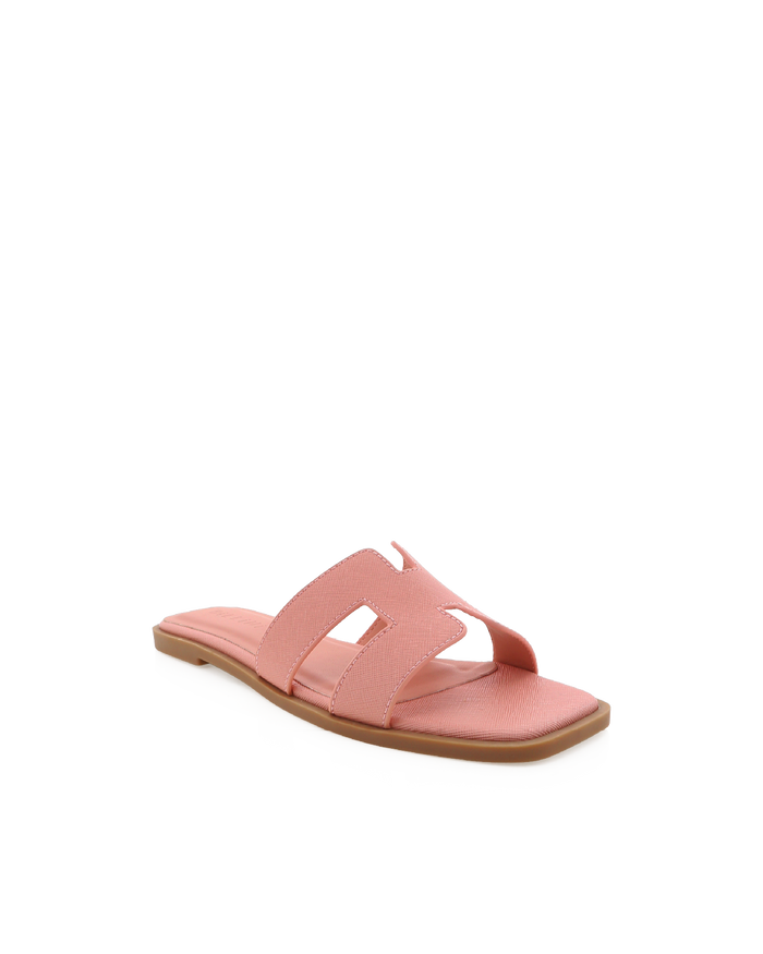 GORDY - DUSTY ROSE SAFFIANO SHINE-Sandals-Billini-Billini