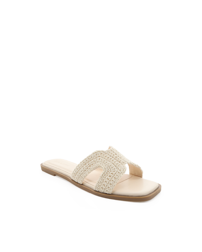 GORDY - IVORY CROCHET-Sandals-Billini-Billini