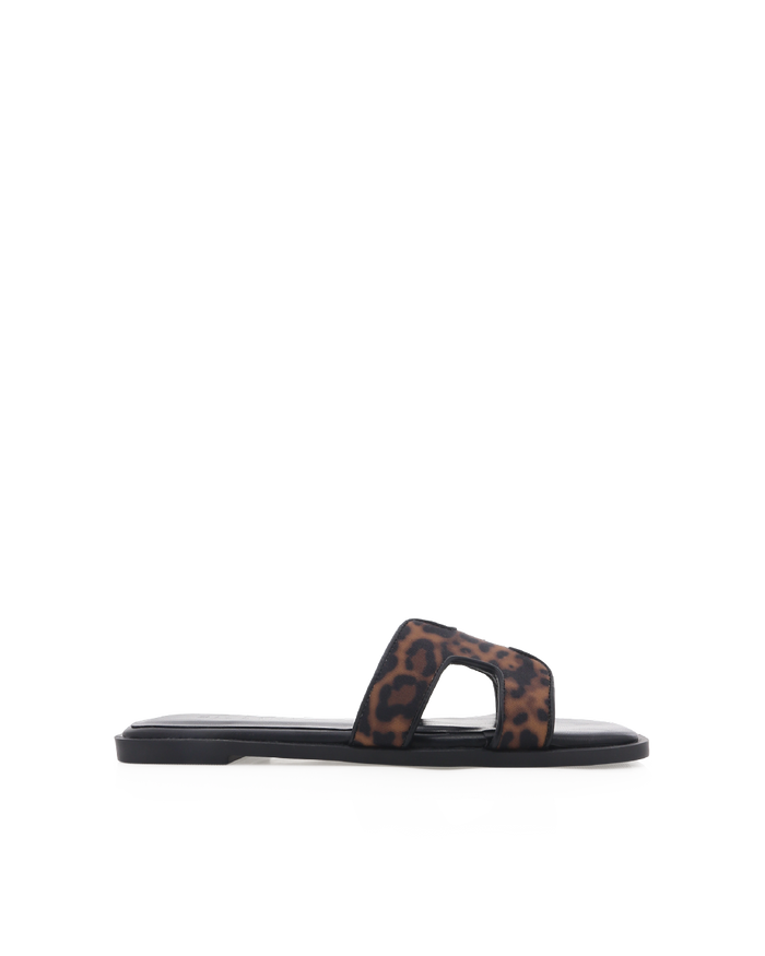 GORDY - LEOPARD-BLACK-Sandals-Billini-Billini