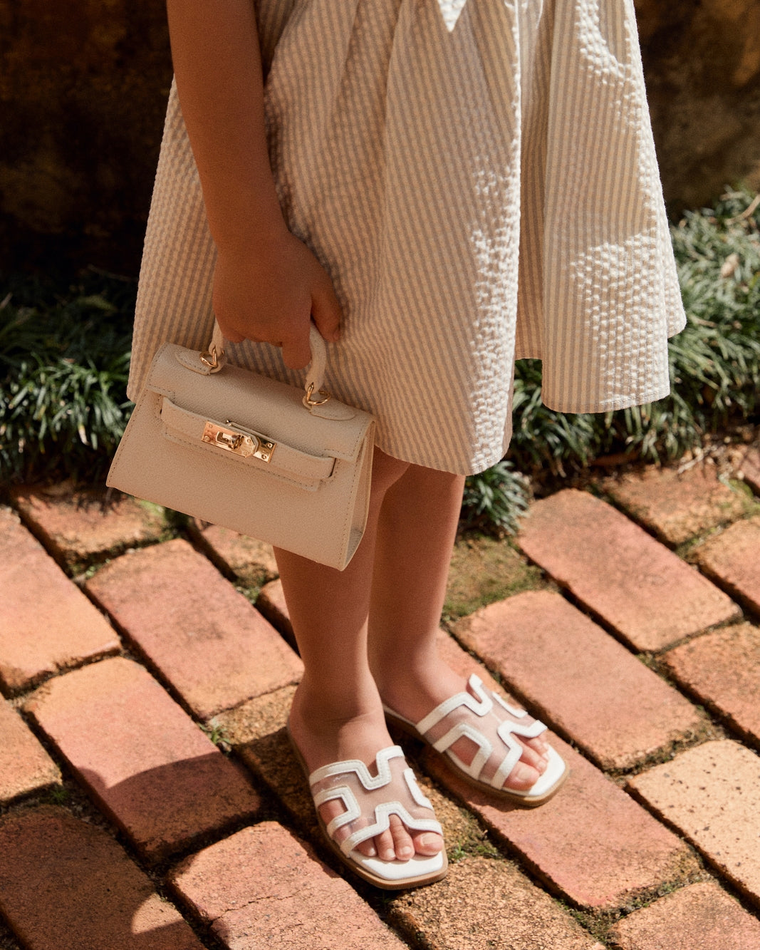 GORDY MINI - WHITE MESH-Sandals-Billini-Billini