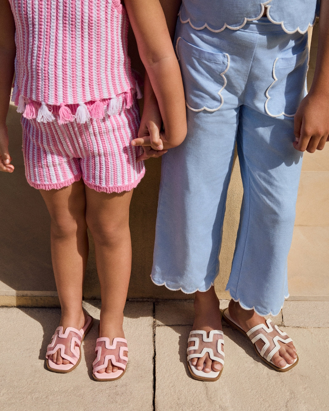 GORDY MINI - ICE PINK MESH-Sandals-Billini-Billini