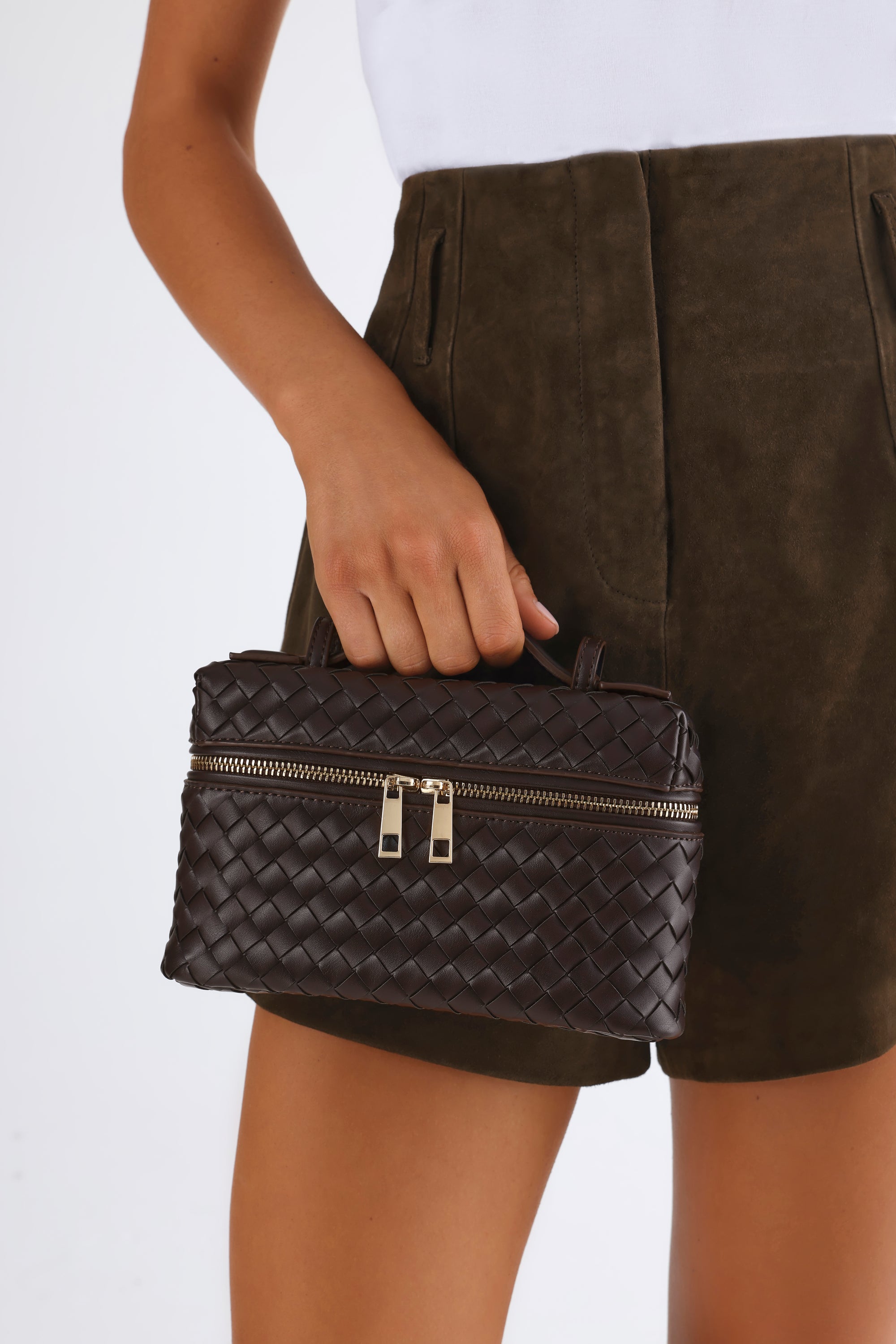 GRACIE CROSS BODY BAG - DARK CACAO