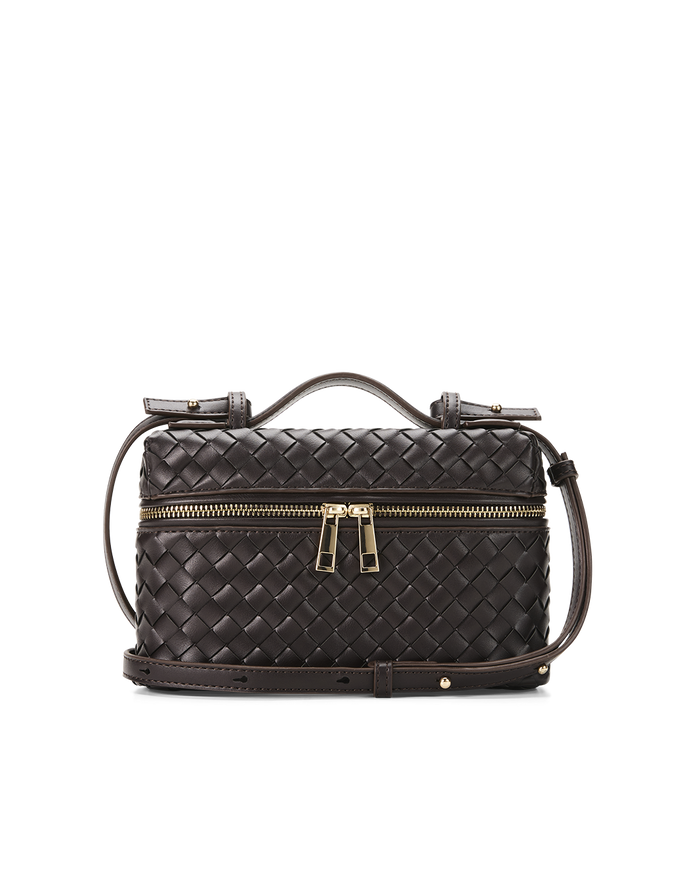 GRACIE CROSS BODY BAG - DARK CACAO-Handbags-Billini-Billini