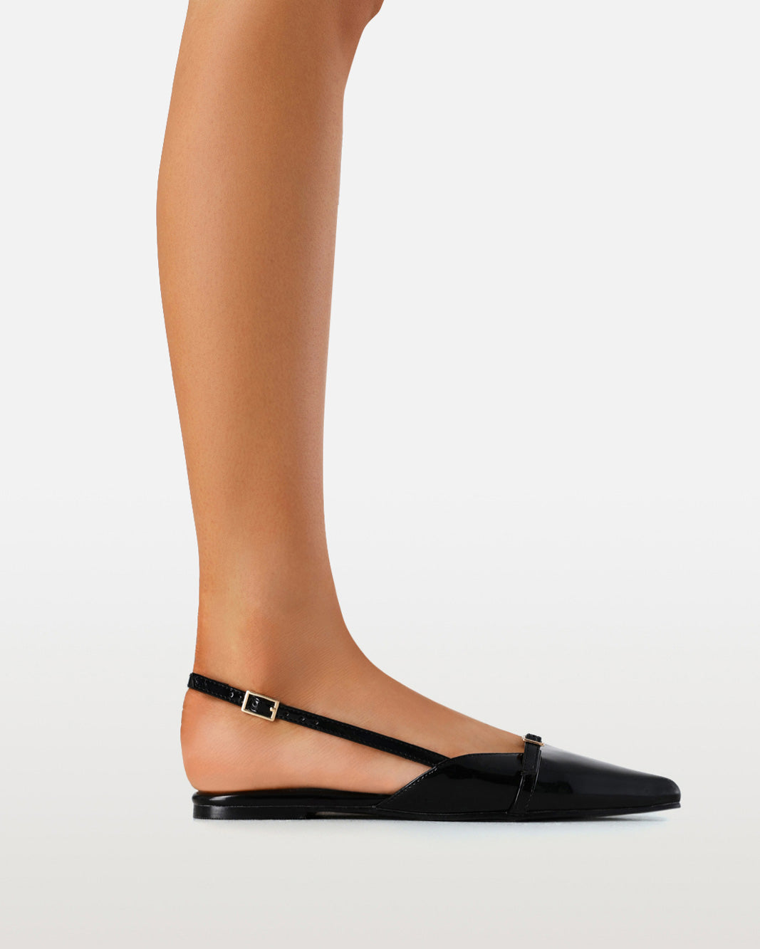 HADLEE - BLACK PATENT-Flats-Billini-Billini