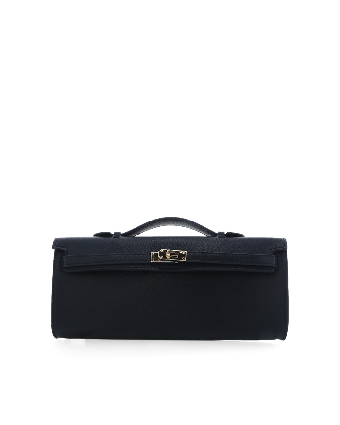 HADLEY HANDLE BAG - BLACK SAFFIANO-Handbags-Billini-Billini