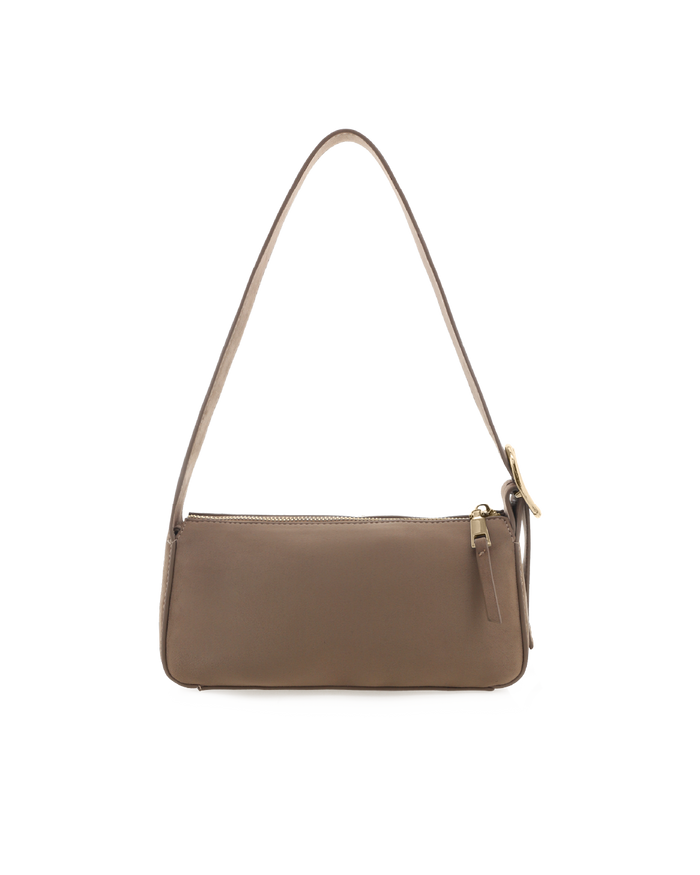 HAILEY SHOULDER BAG - FAWN SUEDE-Handbags-Billini-Billini