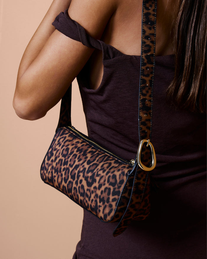 HAILEY SHOULDER BAG - LEOPARD-Handbags-Billini-Billini