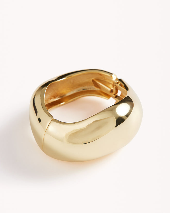 HALLIE BANGLE - GOLD PLATED 18K-JEWELLERY-Billini-O/S-Billini