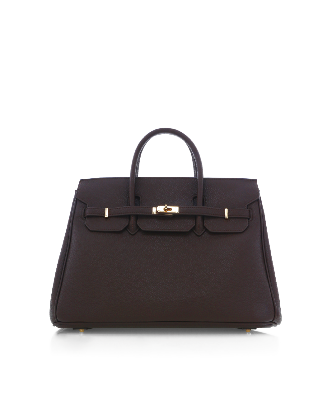 HAMPTON LARGE BAG - CHOCOLATE PEBBLE-Handbags-Billini-Billini