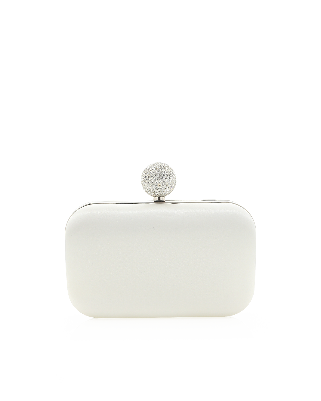 HANNA CLUTCH BAG - WHITE SATIN-Handbags-Billini-O/S-Billini