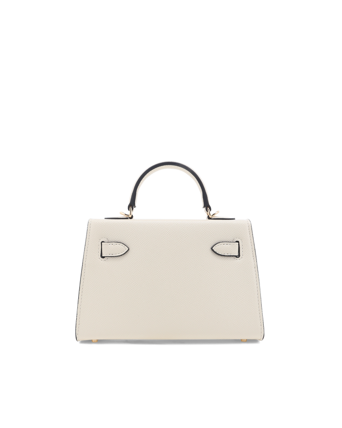 HARIETTE HANDLE BAG - BONE