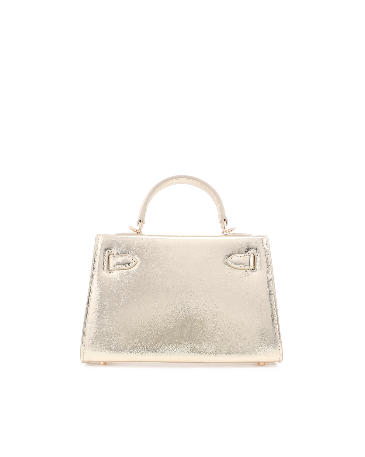 HARIETTE HANDLE BAG - GOLD METALLIC-Handbags-Billini-Billini