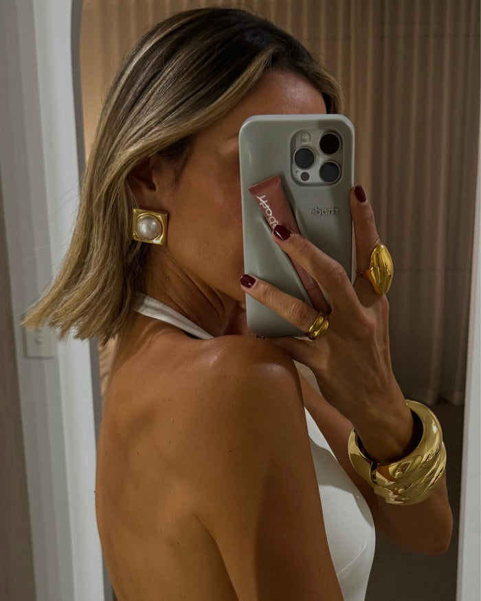 HARMONY BANGLE - GOLD PLATED 18K-JEWELLERY-Billini-O/S-Billini