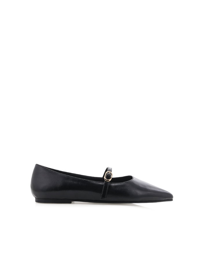 HARRIETTE - BLACK SHINE-Flats-Billini-Billini