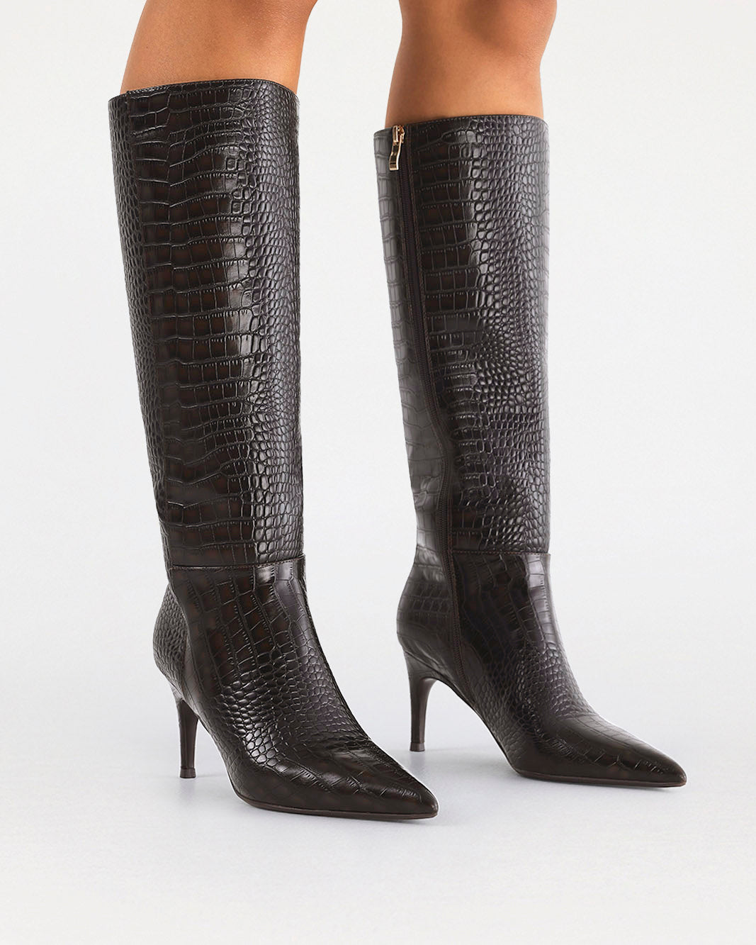 HARTWELL - DARK CACAO CROC-Boots-Billini-Billini