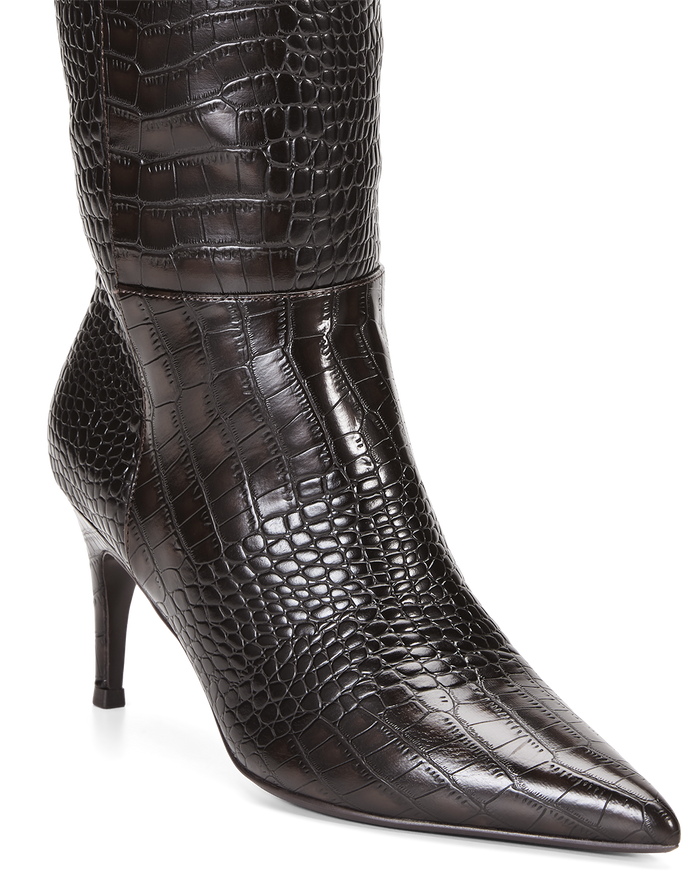 HARTWELL - DARK CACAO CROC-Boots-Billini-Billini