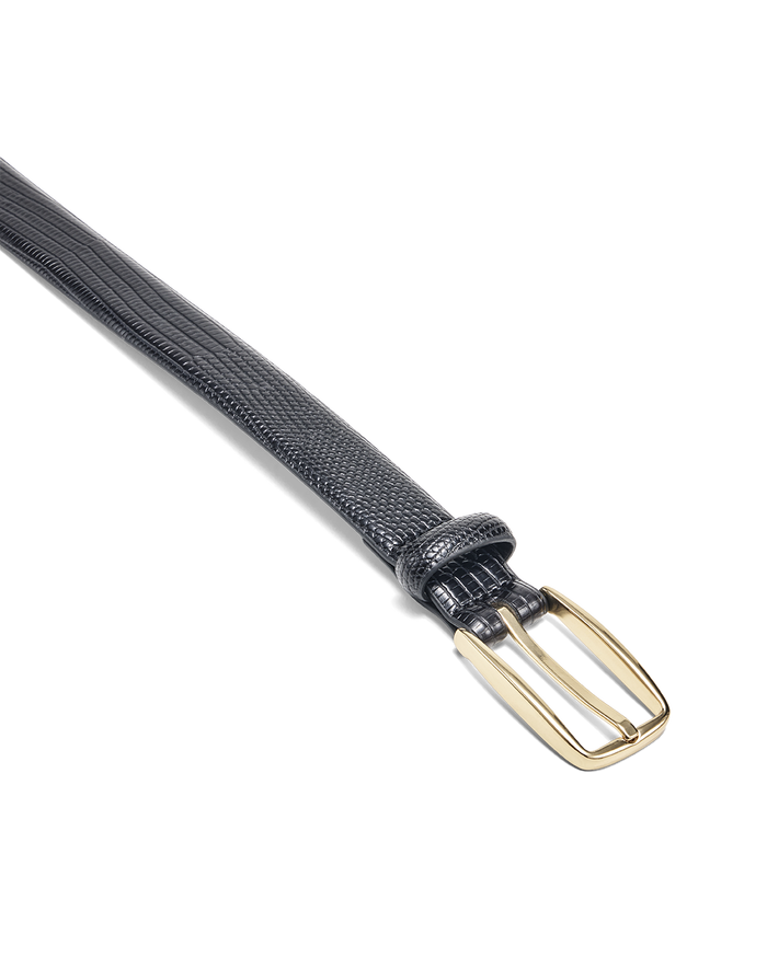 HELENA BELT - BLACK LIZARD-GOLD-BELTS-Billini-Billini