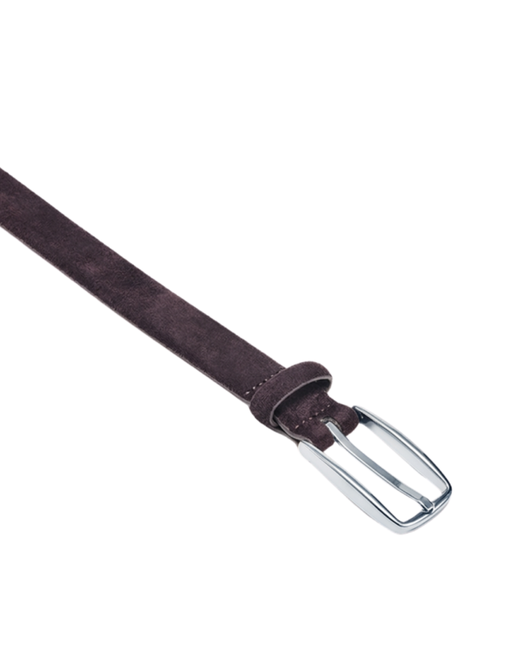 HELENA BELT - DARK CHOCOLATE SUEDE-SILVER-BELTS-Billini-Billini