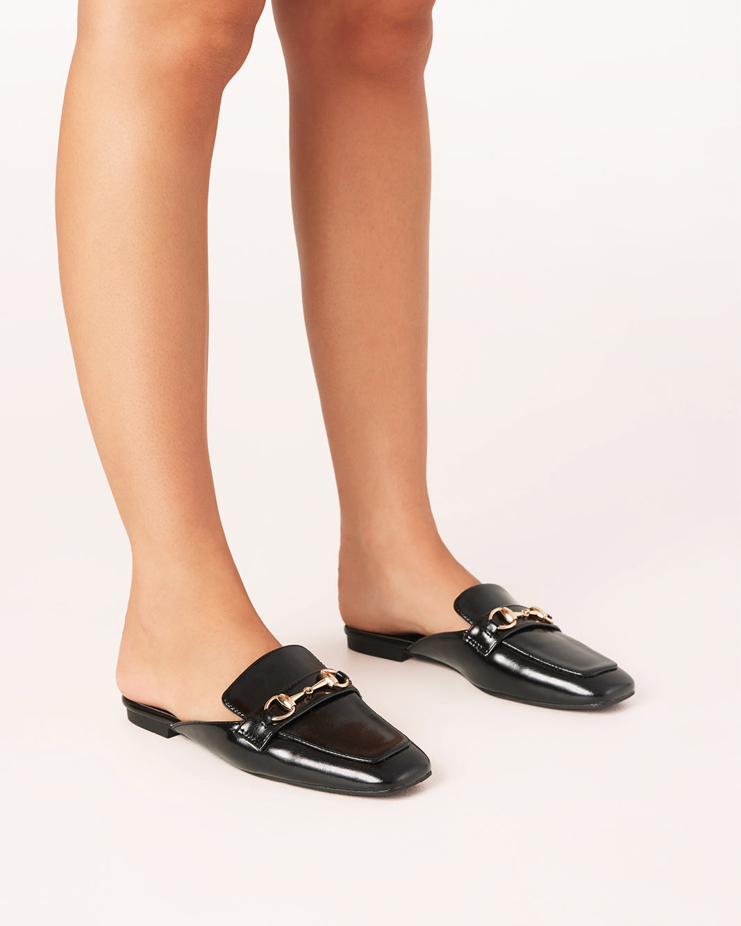 HELIA - BLACK SHINE-Flats-Billini-Billini