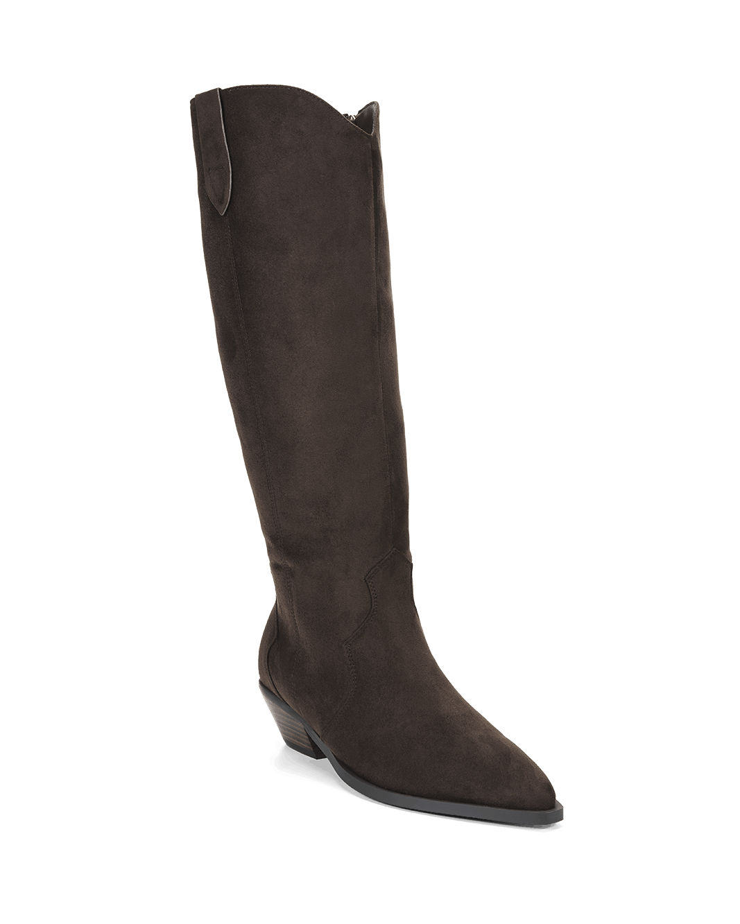 HELIX EXTENDED CURVE - DARK CACAO SUEDE-Boots-Billini-Billini