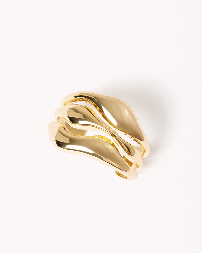 HOLLY BANGLE - GOLD PLATED 18K-JEWELLERY-Billini-Billini