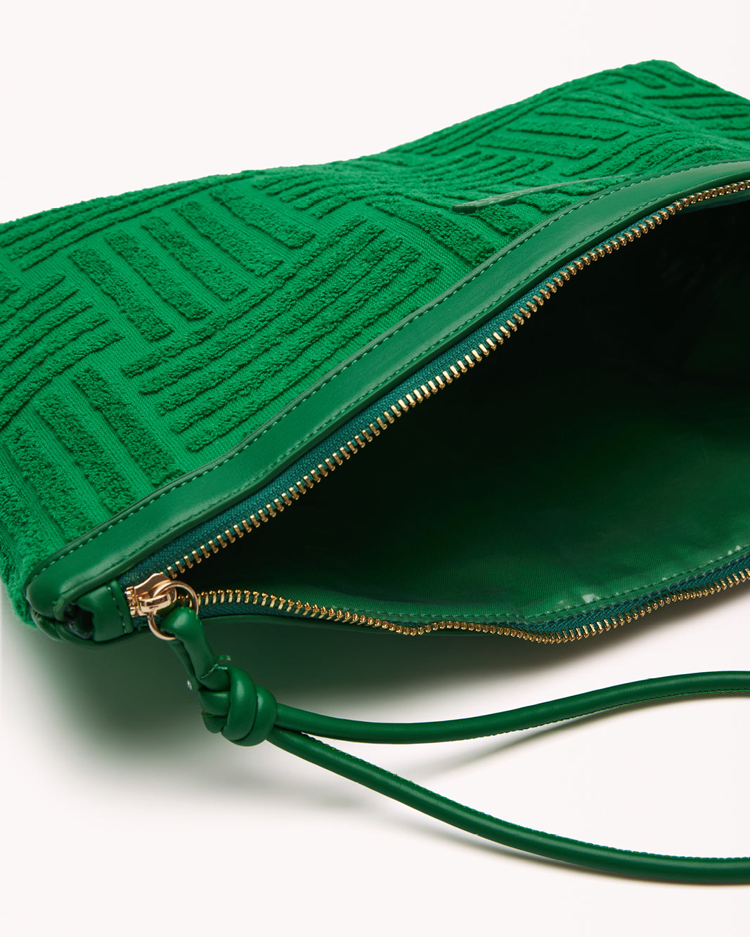 HOLLY CLUTCH BAG - GREEN TERRY-Handbags-Billini-O/S-Billini