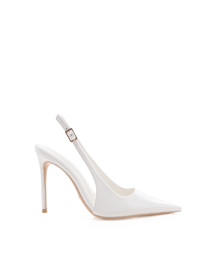 HONORA - WHITE SHINE-PUMPS-Billini-Billini