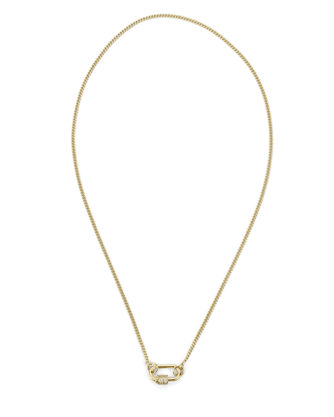 HOOPER NECKLACE - GOLD PLATED 18K-DIAMANTE-JEWELLERY-Billini-Billini